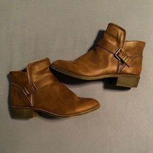 Brown booties